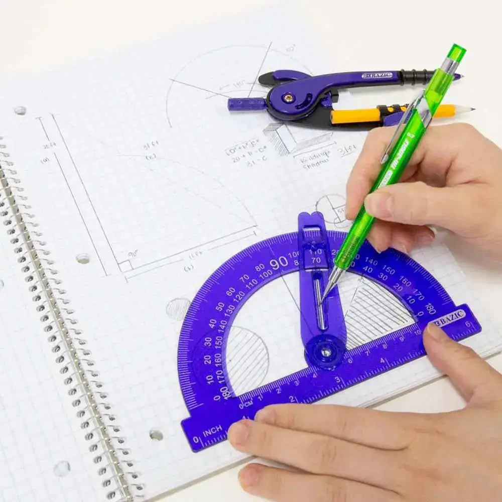 Scale-Arm Compass w/ #2 Wood Pencil – Random Color